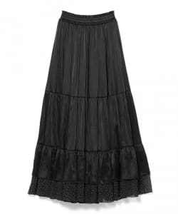 FUMIE=TANAKA / Dot End Tiered Skirt