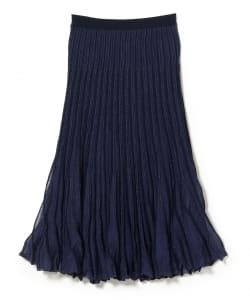 boussole / Glitter Sheer Pleats Skirt
