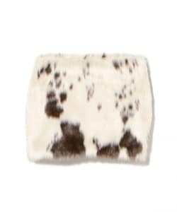 YUHAN WANG / Fur Mini Skirt