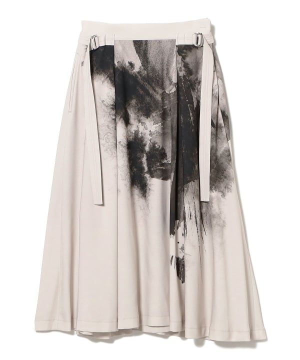 Ujoh / Inverted Pleats Skirt