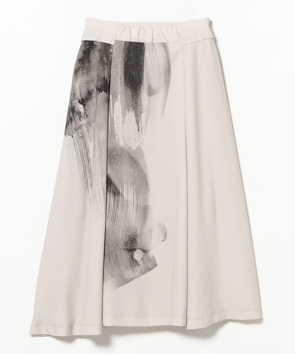 Ujoh / Inverted Pleats Skirt