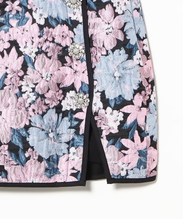 sister jane / Floral Canvas Jacquard Mini Skirt