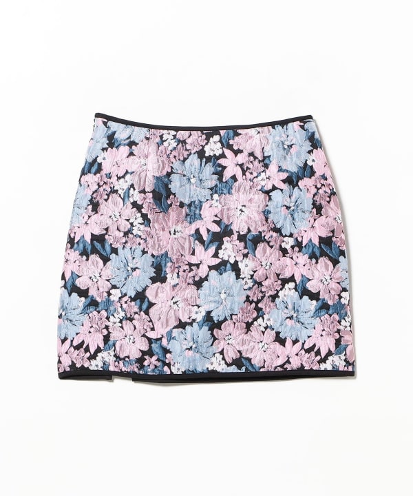 sister jane / Floral Canvas Jacquard Mini Skirt