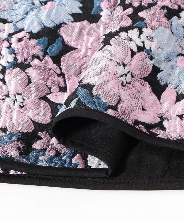 sister jane / Floral Canvas Jacquard Mini Skirt
