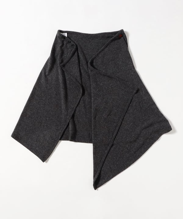 PISCESS / Button Layered Midi Skirt