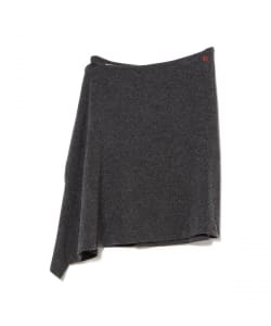 PISCESS / Button Layered Midi Skirt