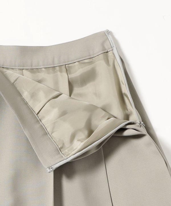 Graphpaper / Wool Ripstop Box Pleats Skirt
