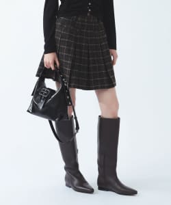 チェック ボックスタック ミニスカート