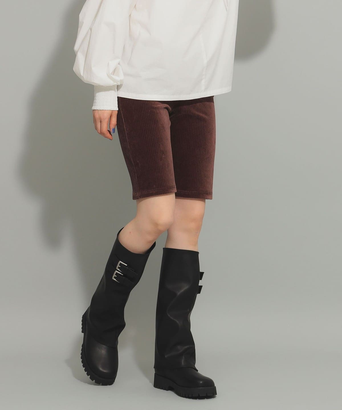 エンジニア カバー ブーツ シューズ WOMEN BLACK 23 エンジニア カバー ブーツ シューズ WOMEN BLACK 23