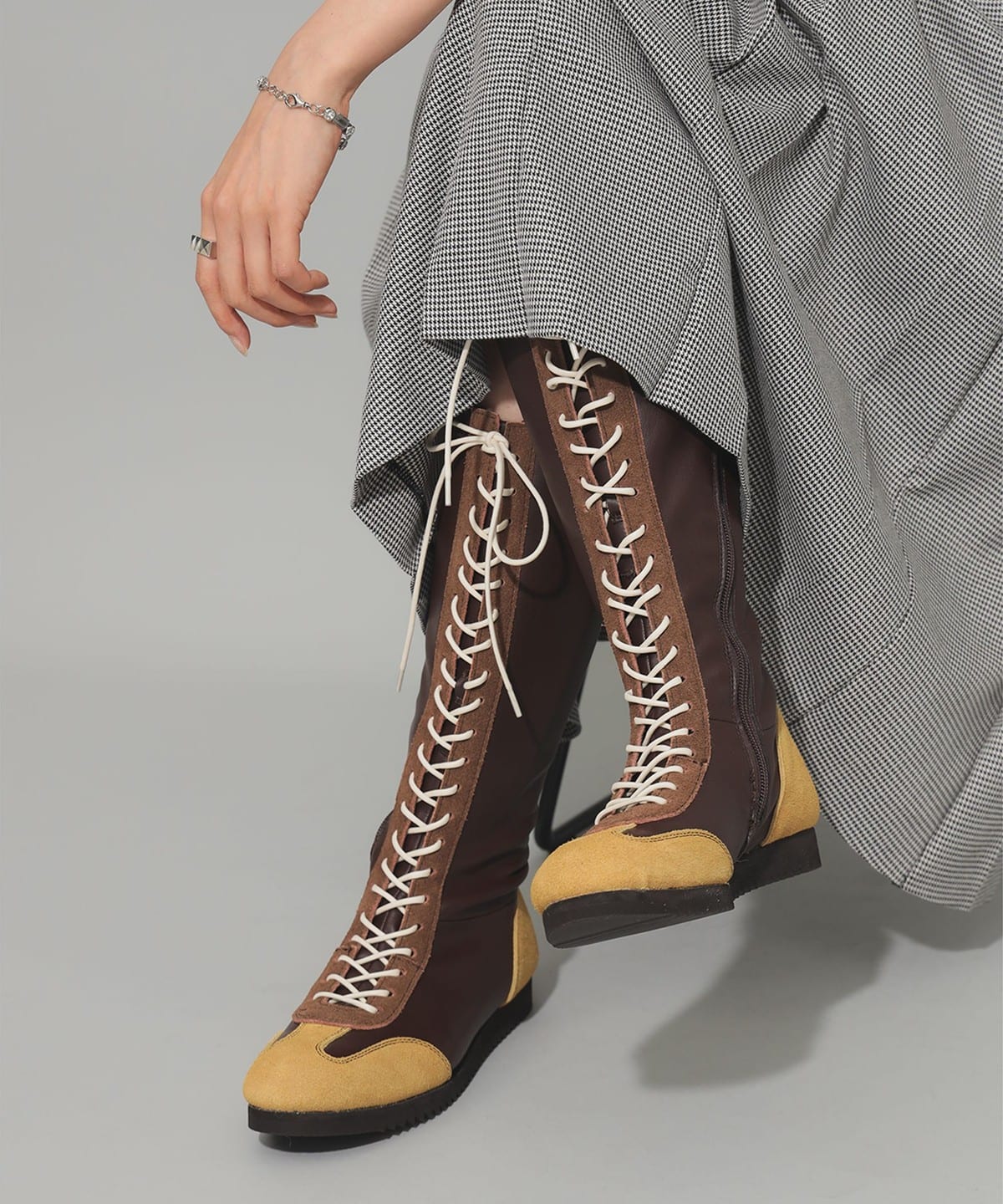 スニーカー ブーツ シューズ WOMEN BROWN 24.5 スニーカー ブーツ シューズ WOMEN BROWN 24.5