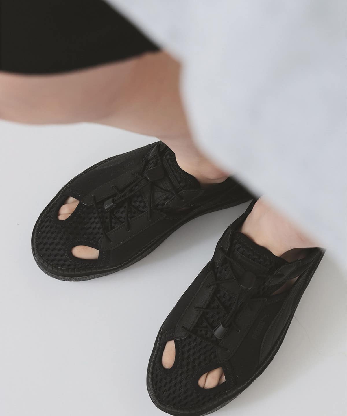 PUMA プーマ / プラットフォーム トレース ライト ミュール スニーカー シューズ WOMEN PumaBlack 23 PUMA プーマ / プラットフォーム トレース ライト ミュール スニーカー シューズ WOMEN PumaBlack 23