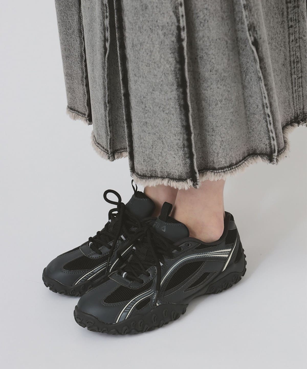 FILA フィラ / ECHAPPE MS シューズ WOMEN BLACK 24 FILA フィラ / ECHAPPE MS シューズ WOMEN BLACK 24