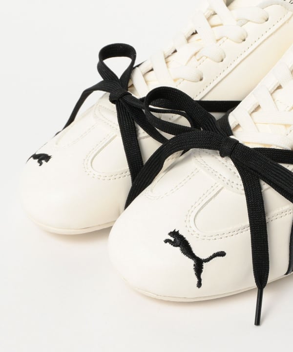 ray様 大きいサイズ メンズ PUMA (プーマ) レザー メッシュ ローカット
