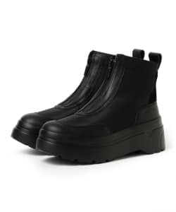 【WEB限定】HUNTER / アンクル ジップ フラットフォームブーツ