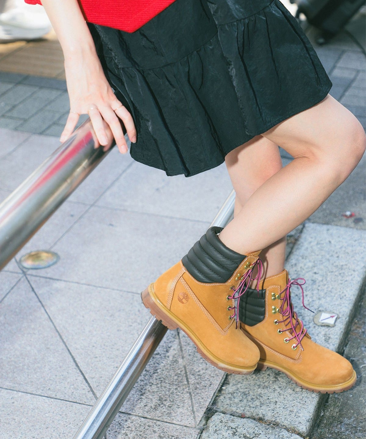 Ray BEAMS (Ray BEAMS) Timberland × Ray BEAMS / 8inch Puffer Boots