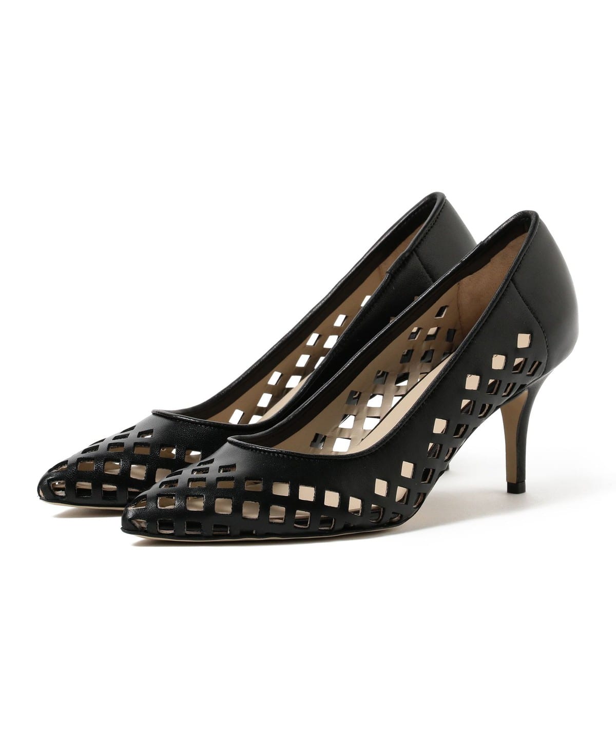 【7/3再値下げ】CORSO ROMA9 / カットワーク パンプス ブラック シューズ WOMEN BLACK 39 【7/3再値下げ】CORSO ROMA9 / カットワーク パンプス ブラック シューズ WOMEN BLACK 39