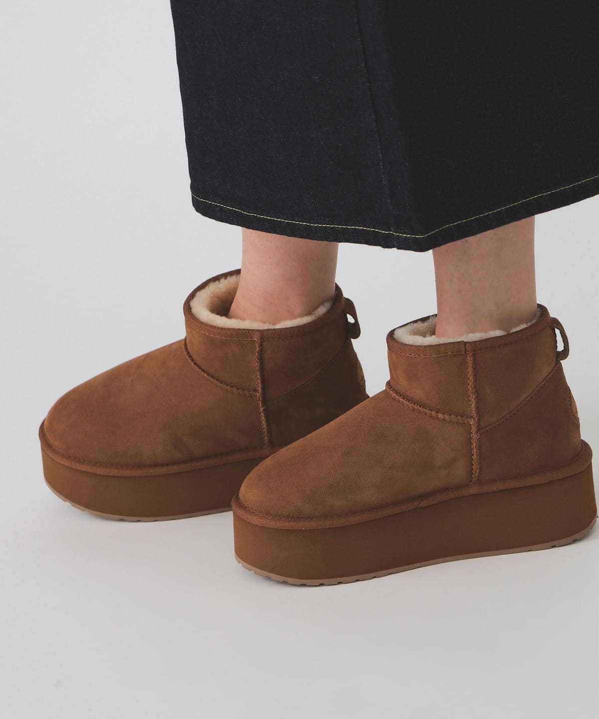 【+15%ポイントUP】【WEB限定】EMU / Stinger Micro Flatform シューズ WOMEN CHESTNUT 23 【+15%ポイントUP】【WEB限定】EMU / Stinger Micro Flatform シューズ WOMEN CHESTNUT 23