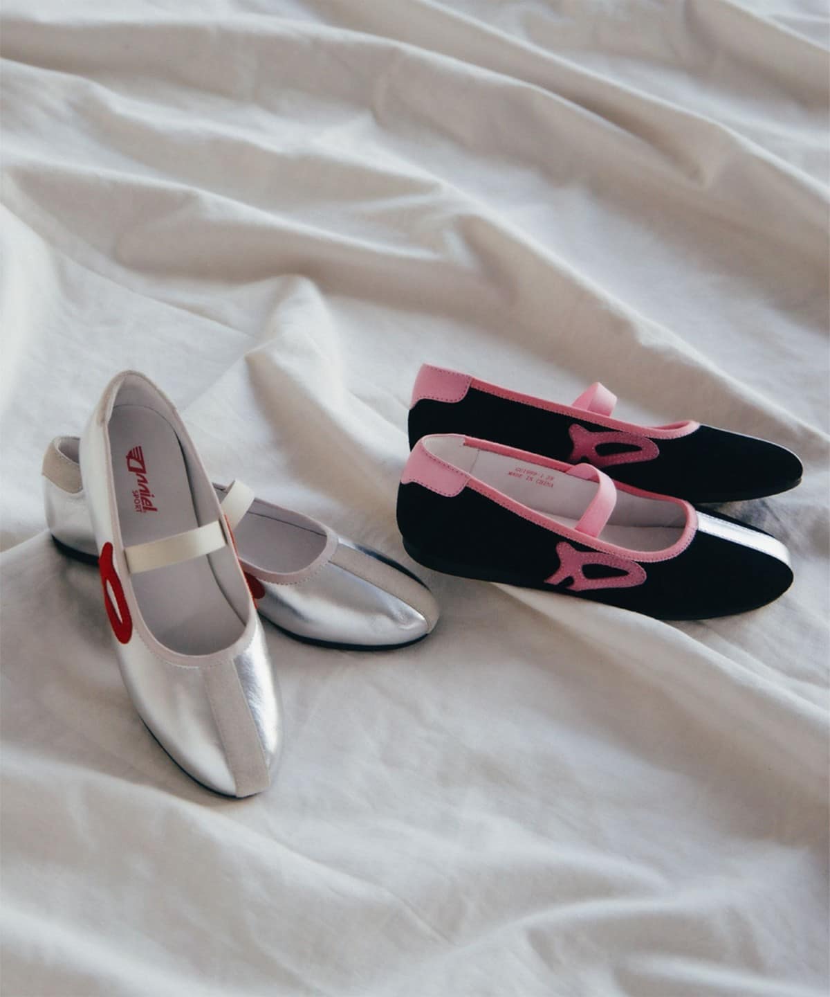 別注ANNIEL アニエル Anniel&amp;O キャビアグリッター バレーシューズ 別注ANNIEL アニエル Anniel&O キャビアグリッター バレーシューズ