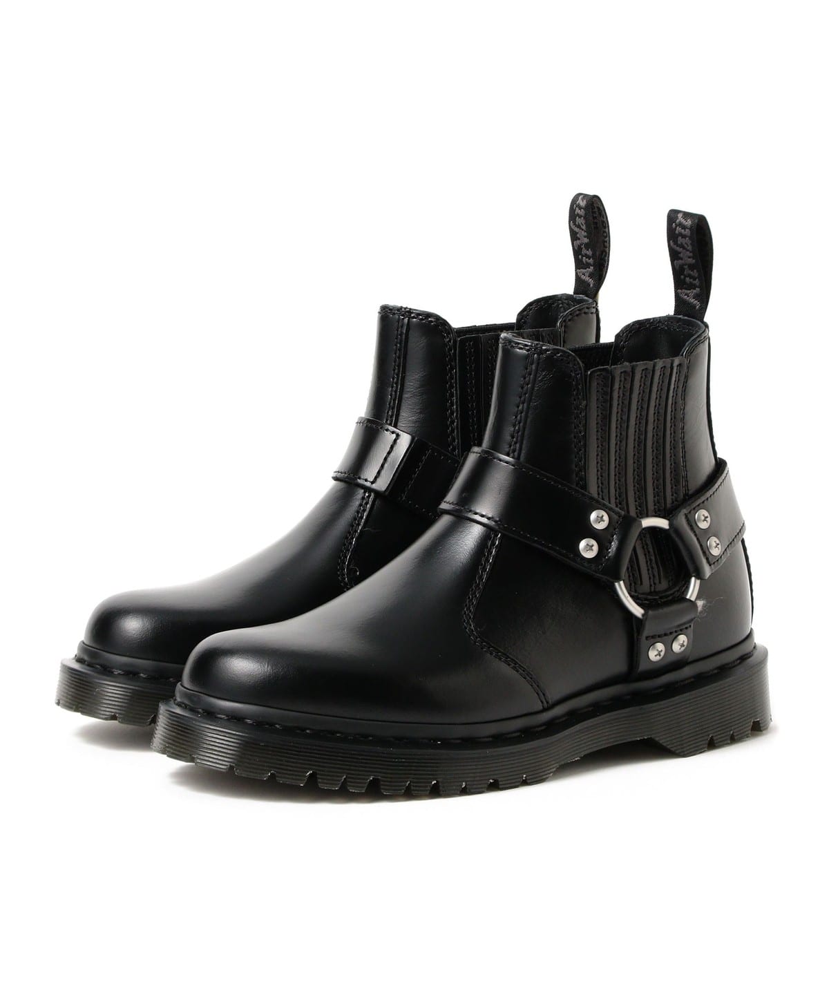 Dr. Martens ドクターマーチン / HARNESS チェルシー ブーツ シューズ WOMEN BLACK 6 Dr. Martens ドクターマーチン / HARNESS チェルシー ブーツ シューズ WOMEN BLACK 6