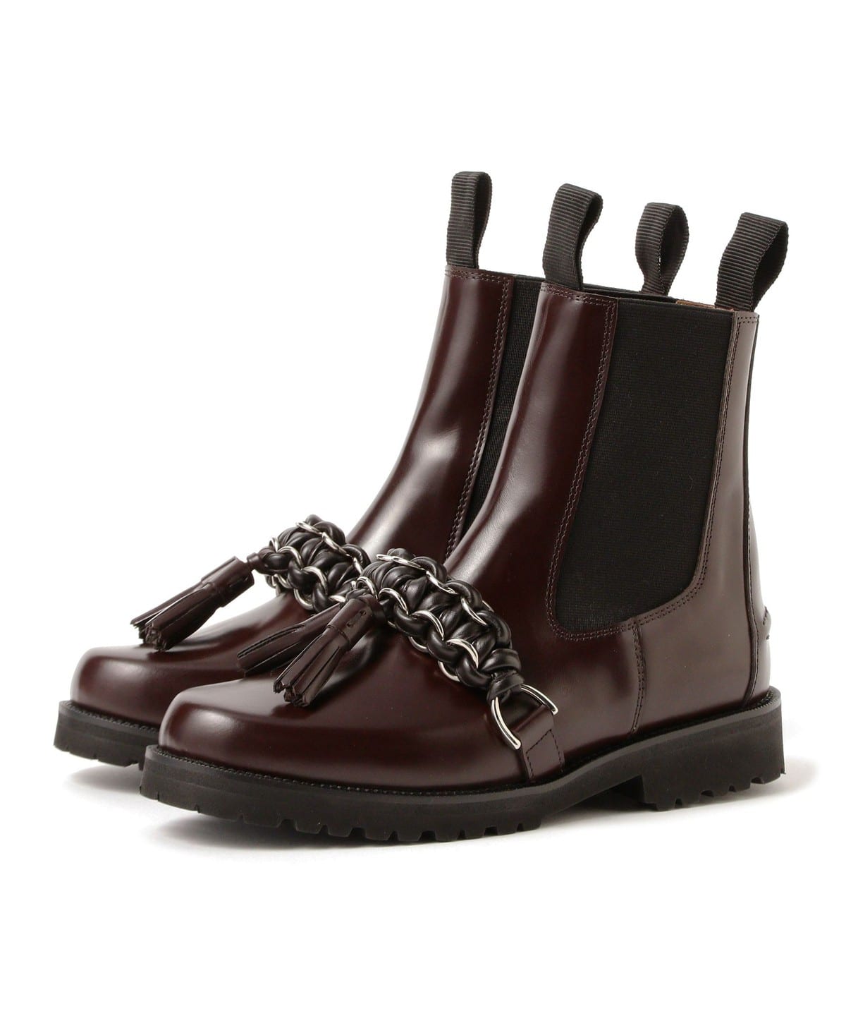 TOGA PULLA SHOE トーガプルラシュー / SIDE GORE BOOTS シューズ WOMEN ☆BURGUNDY 37 TOGA PULLA SHOE トーガプルラシュー / SIDE GORE BOOTS シューズ WOMEN ☆BURGUNDY 37
