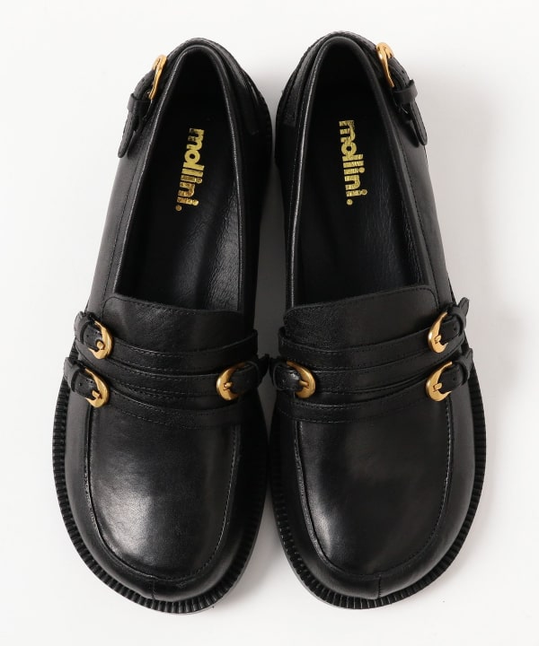 Mollini / Rikal Black Leather Loafers