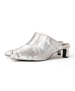 ALM. / SHELL LEATHER MULES
