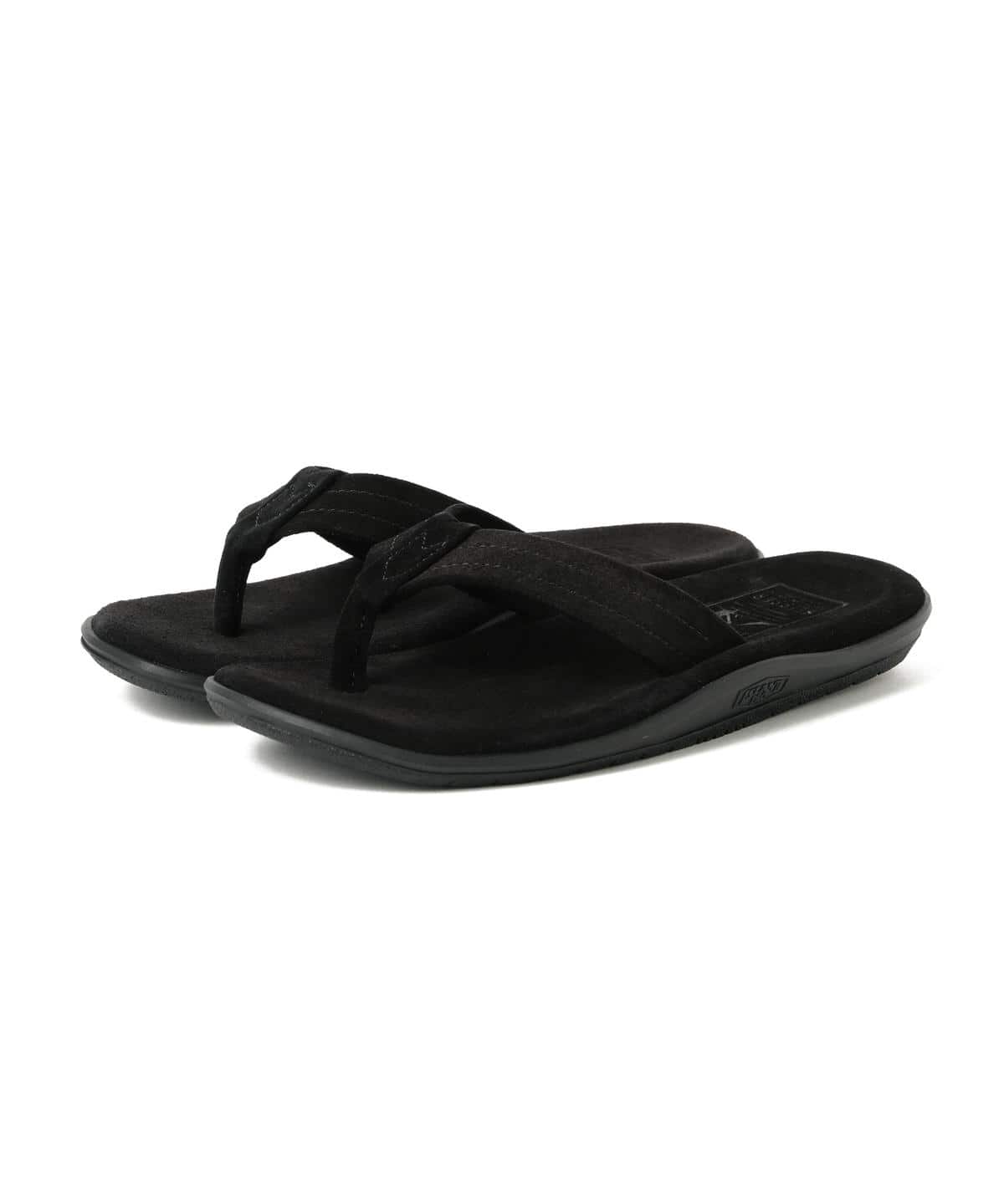 【別注】ISLAND SLIPPER アイランドスリッパ / スエード トング サンダル シューズ WOMEN BLACK 4 【別注】ISLAND SLIPPER アイランドスリッパ / スエード トング サンダル シューズ WOMEN BLACK 4