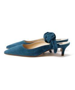 FABIO RUSCONI / リボン ヒール サンダル◇