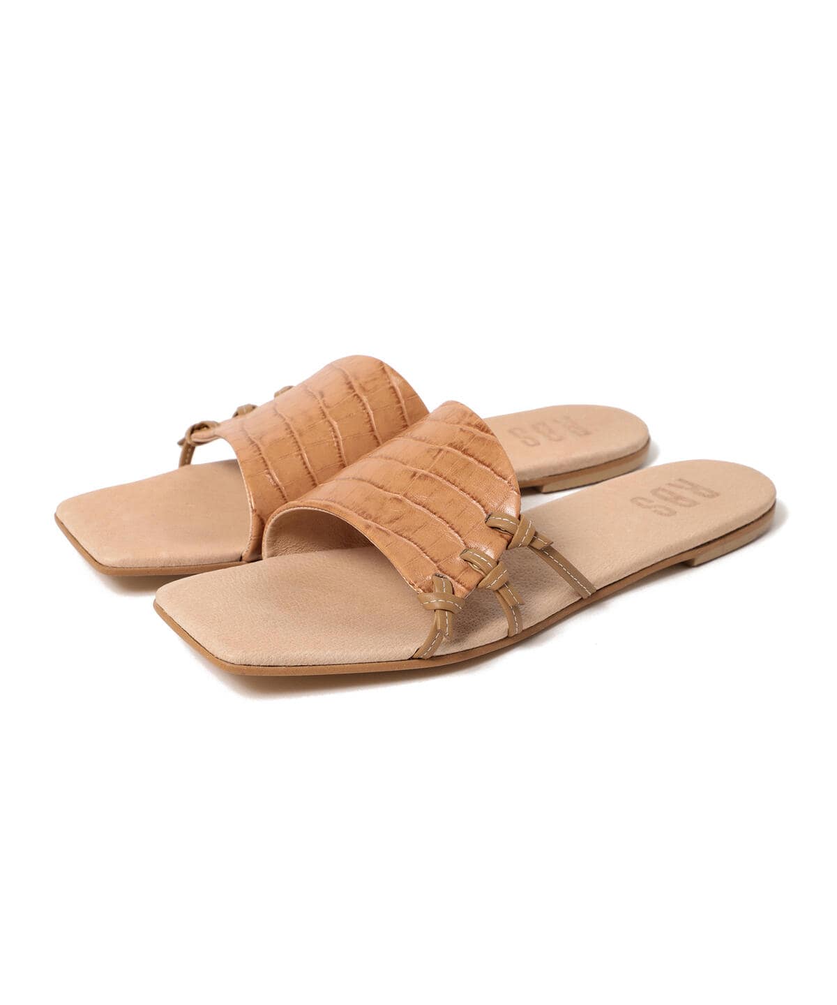 Ray BEAMS Ray BEAMS [Outlet] RBS / square toe flat sandals (shoes