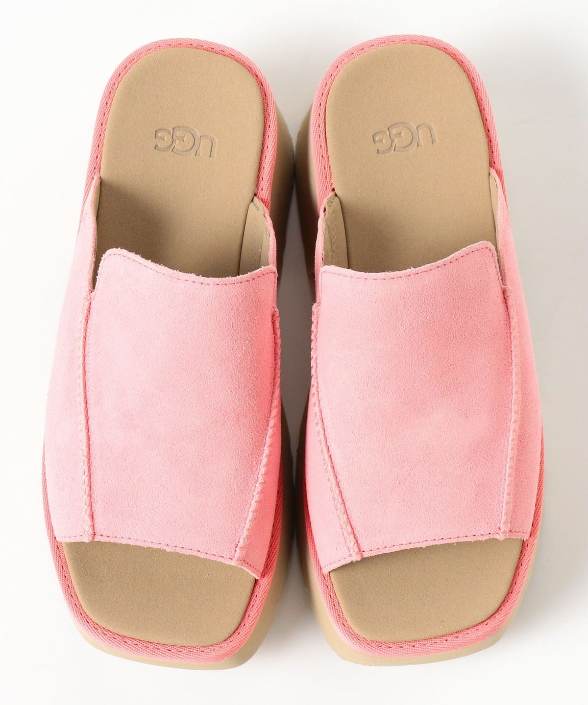 m*i様 UGG Ray BEAMS ニューハイツスライドサンダルアグ 厚底サン Ray BEAMS（レイ ビームス）【タイムセール】UGG(R) for Ray BEAMS