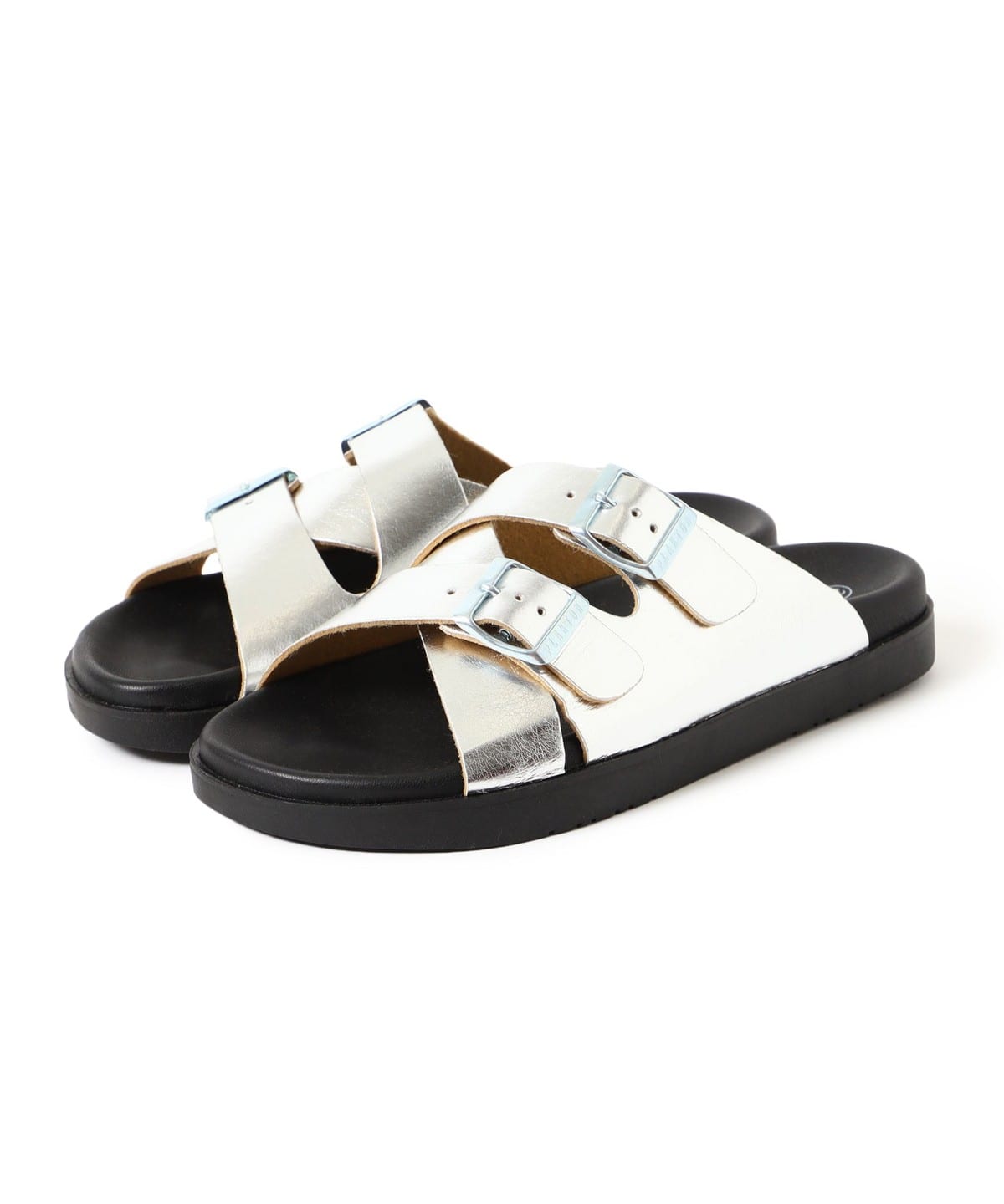 PLAKTON プラクトン / ダブル バックル サンダル シューズ WOMEN SILVER 36 PLAKTON プラクトン / ダブル バックル サンダル シューズ WOMEN SILVER 36