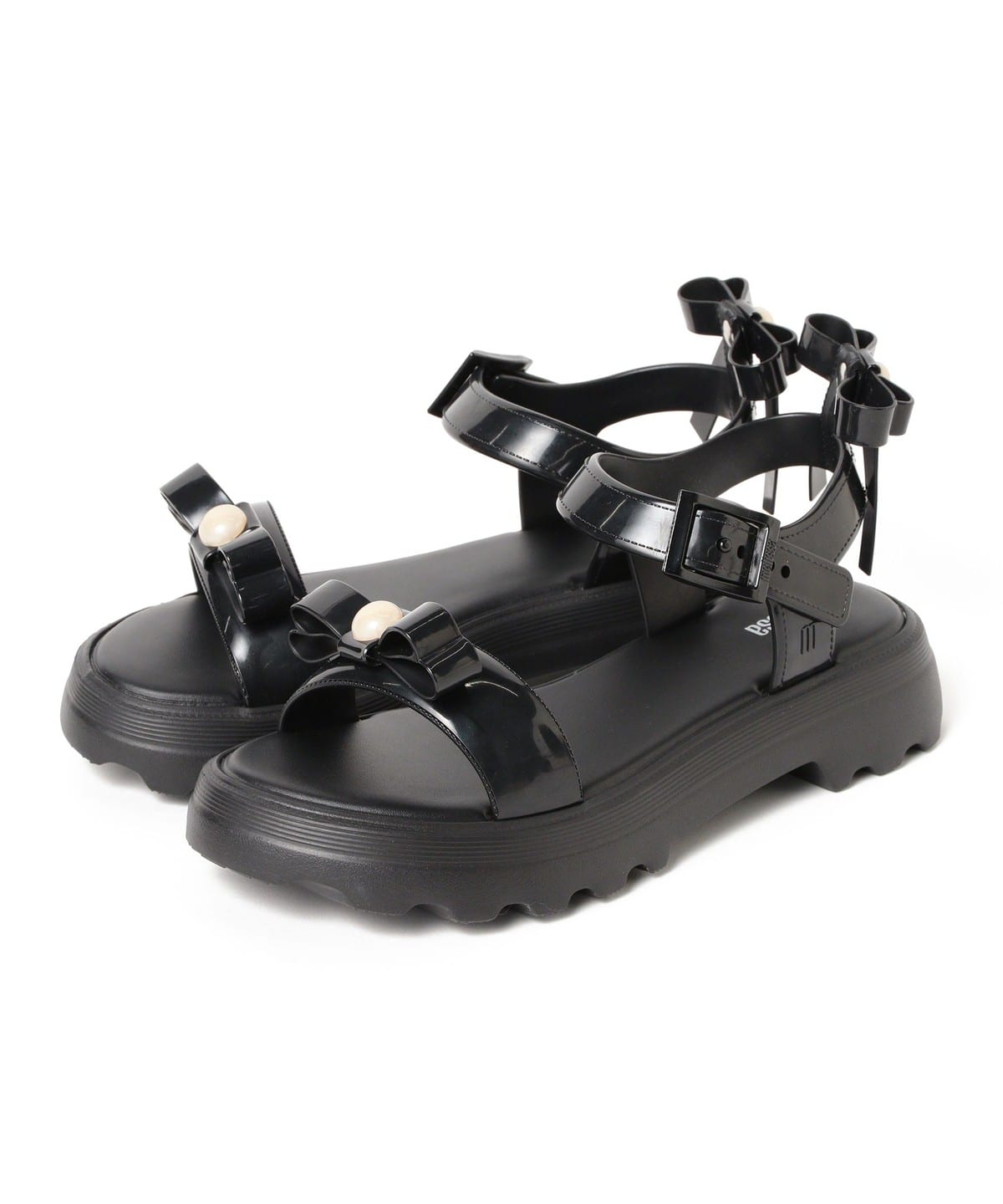 melissa / MELISSA TOWN SANDAL BOW AD シューズ WOMEN BLACK 38 melissa / MELISSA TOWN SANDAL BOW AD シューズ WOMEN BLACK 38
