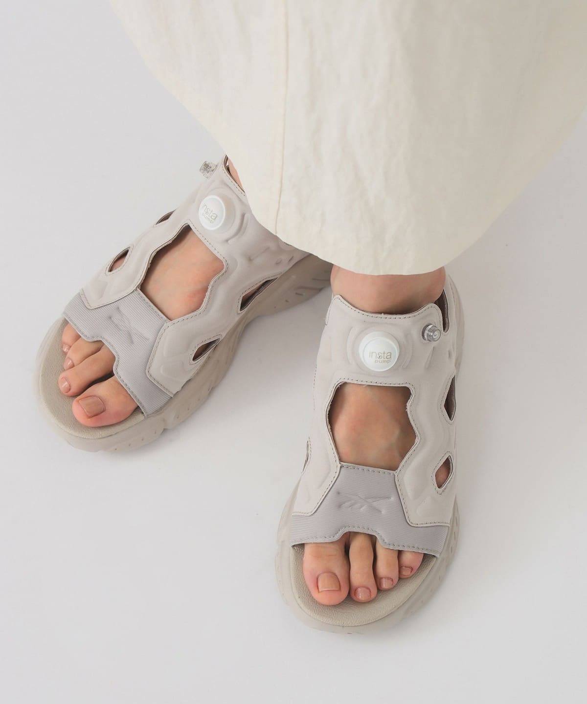 【WEB限定】Reebok リーボック / INSTAPUMP FURY SANDAL シューズ WOMEN MOONSTONE 23 【WEB限定】Reebok リーボック / INSTAPUMP FURY SANDAL シューズ WOMEN MOONSTONE 23