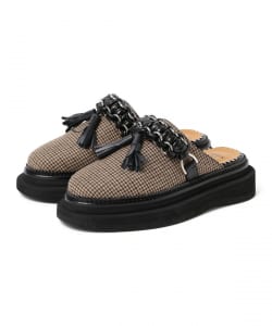 TOGA PULLA / Leather Tassel Clog