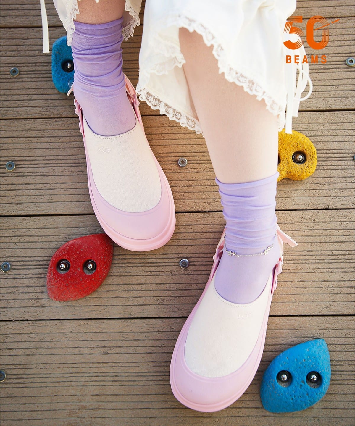 Ray BEAMS（レイ ビームス）UGG(R) / GoldenGlow Canvas Clog