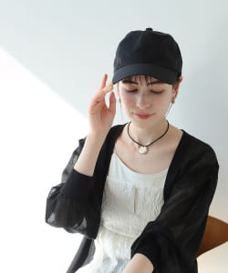 Ray BEAMS / 女裝 棉麻 六分割 棒球帽