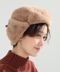 Ray BEAMS / フェイクファー フライトキャップ