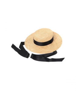 ▲○TAH wide brim canotier