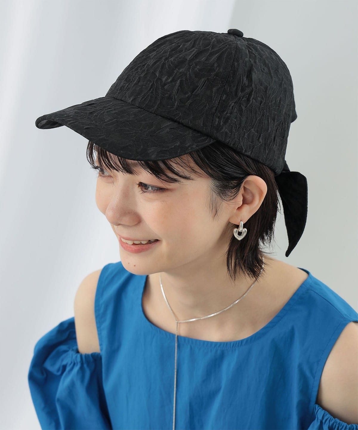 Casselini × Ray BEAMS / 別注 リボン キャップ - 帽子