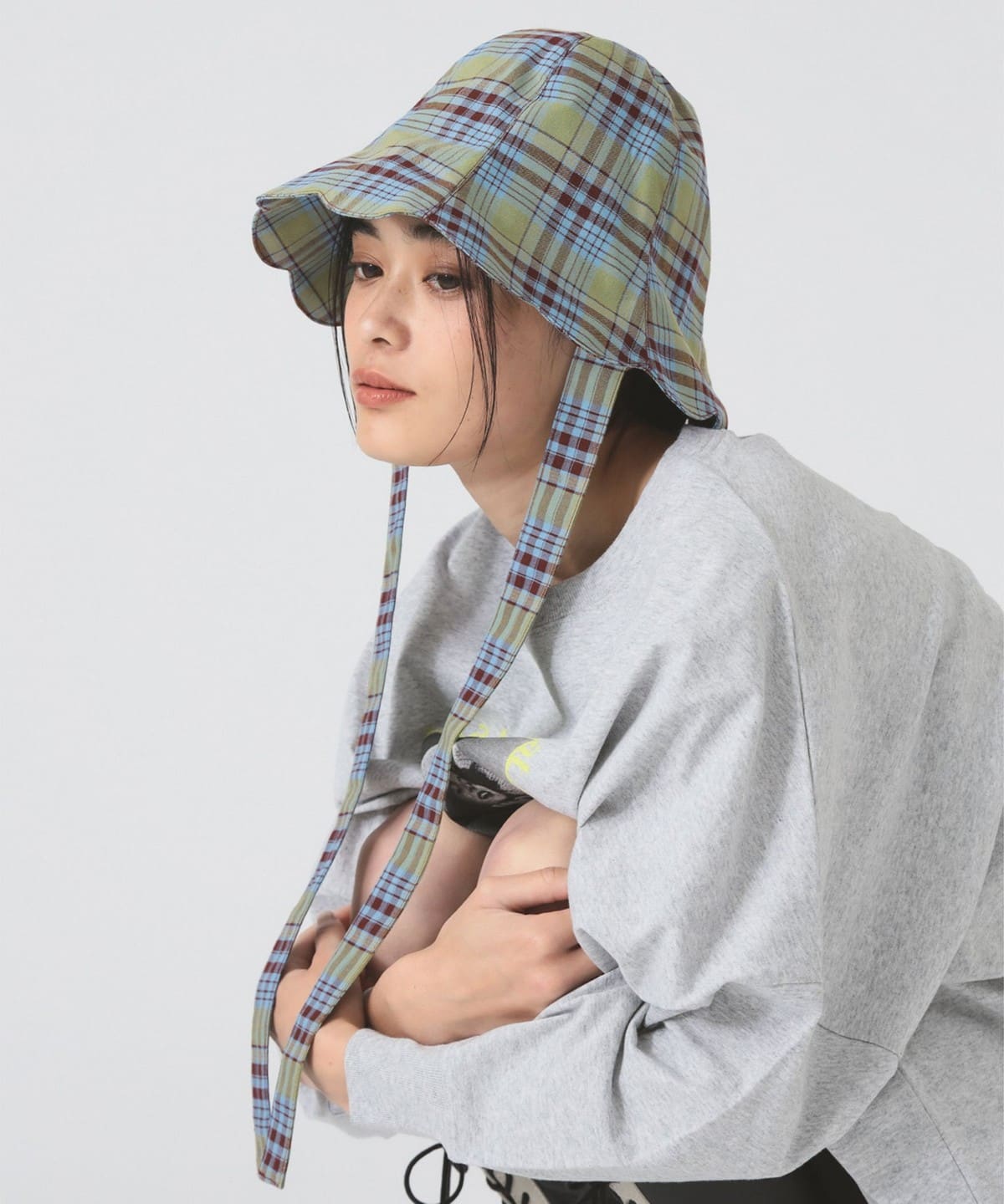 Casselini キャセリーニ / フラワー ハット 帽子 WOMEN BLUE系 ONE SIZE Casselini キャセリーニ / フラワー ハット 帽子 WOMEN BLUE系 ONE SIZE