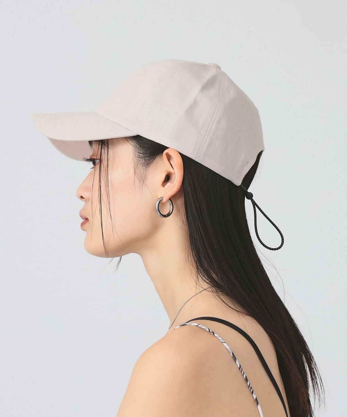 6パネル リネン キャップ 帽子 WOMEN BEIGE ONE SIZE 6パネル リネン キャップ 帽子 WOMEN BEIGE ONE SIZE