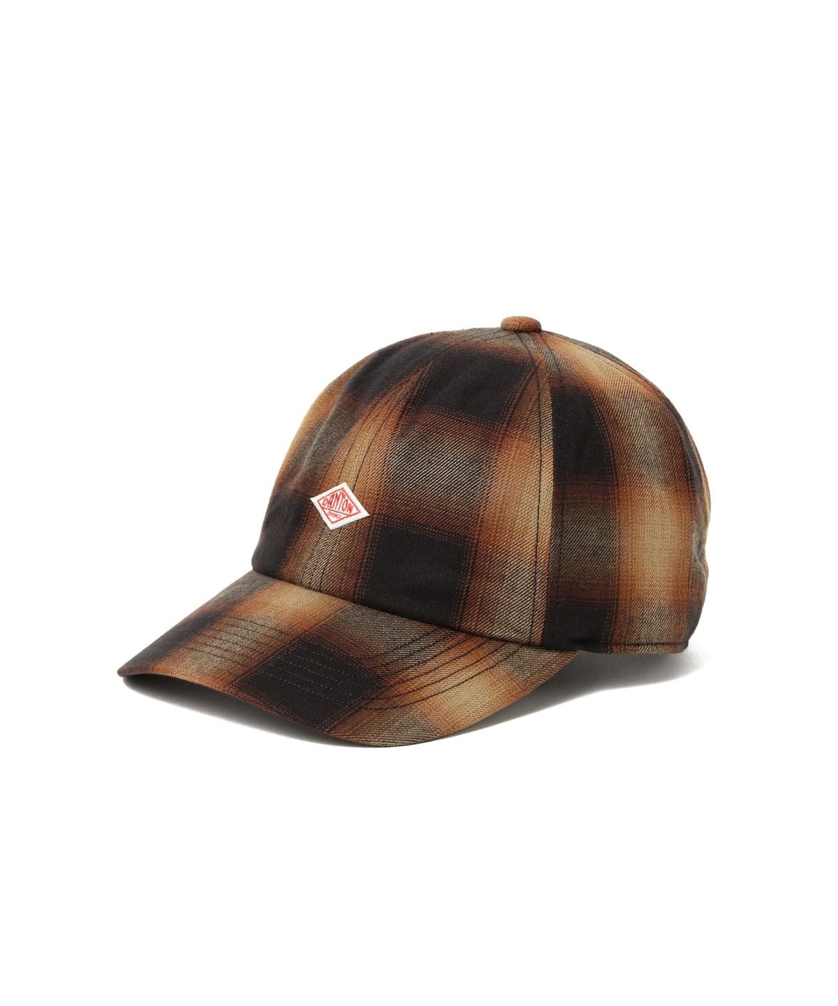 DANTON ダントン / OMBRE CHECK 6PANEL CAP 帽子 WOMEN 950 BROWN OMBRE ONE SIZE