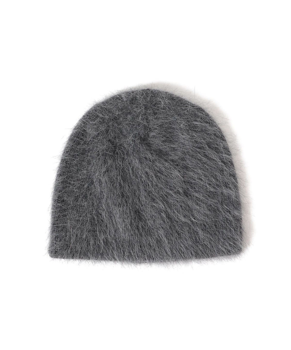 アンゴラ混 ビーニー 帽子 WOMEN CHARCOAL. GREY ONE SIZE アンゴラ混 ビーニー 帽子 WOMEN CHARCOAL. GREY ONE SIZE