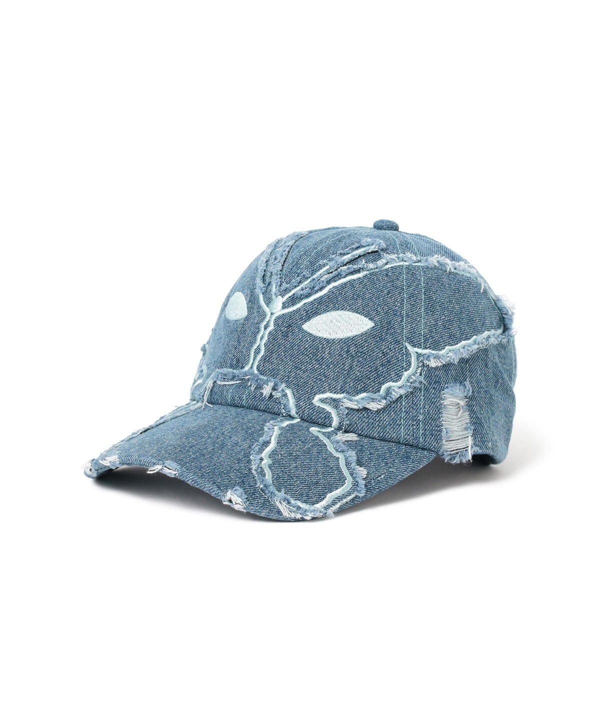 P. A.M / POWDER ALIEN BUTTERFLY KISS BASEBALL CAP 帽子 WOMEN DENIM ONE SIZE P. A.M / POWDER ALIEN BUTTERFLY KISS BASEBALL CAP 帽子 WOMEN DENIM ONE SIZE