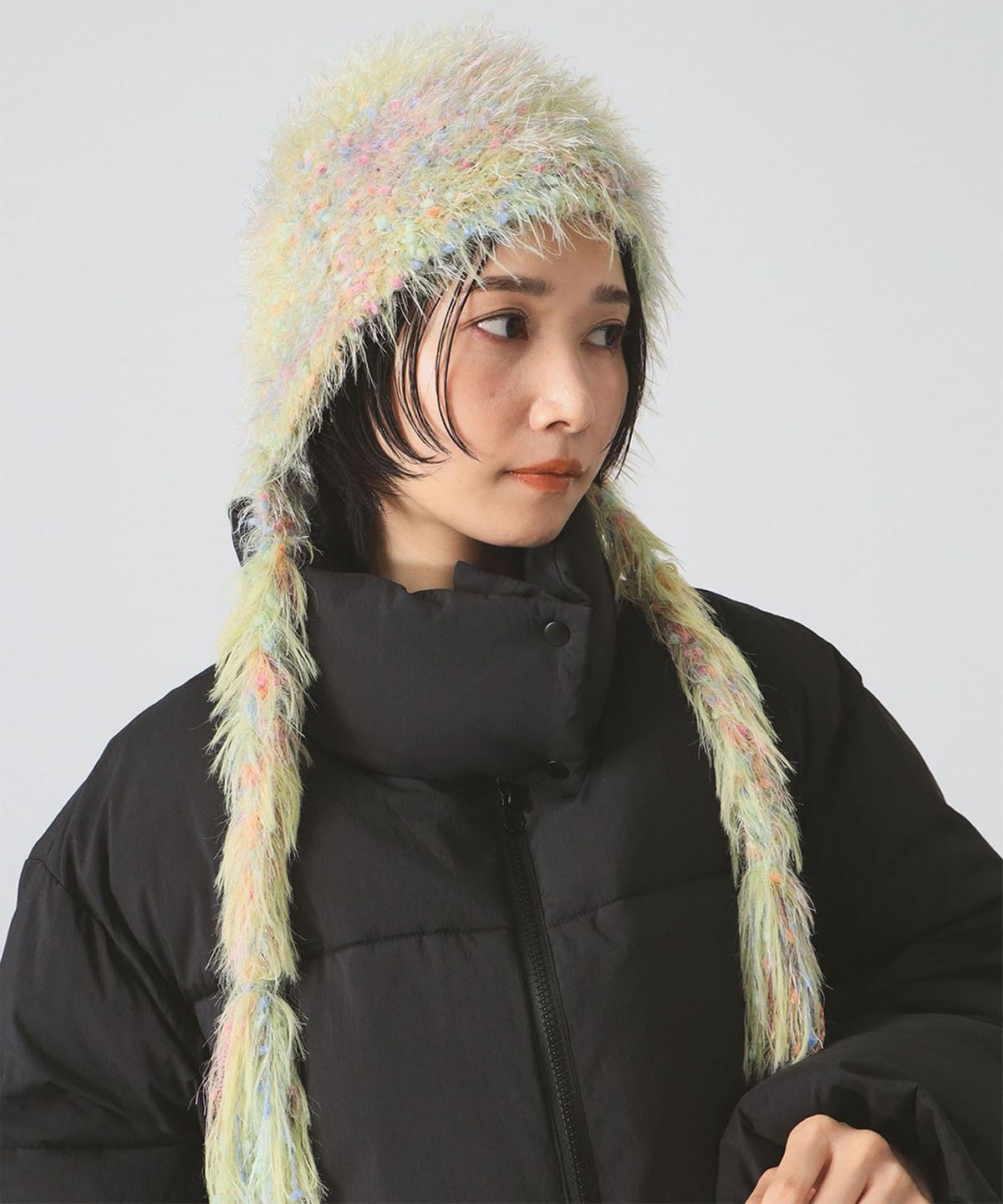 ボンネット ミックス フード 帽子 WOMEN YELLOW ONE SIZE ボンネット ミックス フード 帽子 WOMEN YELLOW ONE SIZE