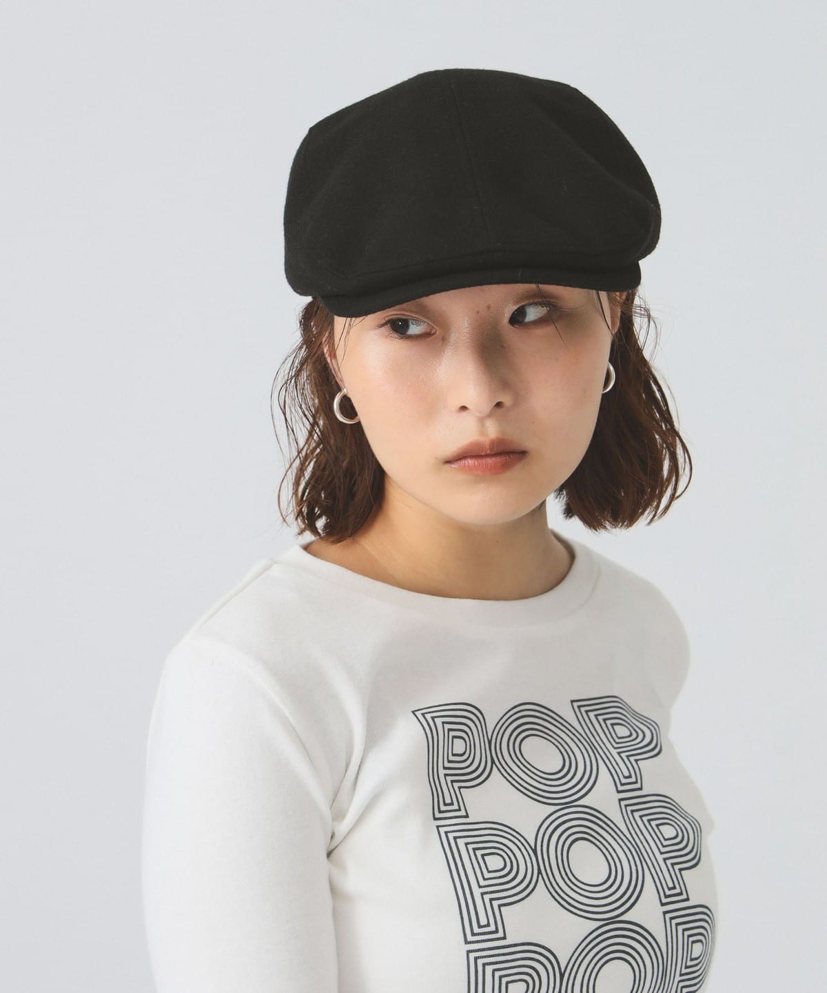 ビッグ ハンチング 帽子 WOMEN BLACK ONE SIZE ビッグ ハンチング 帽子 WOMEN BLACK ONE SIZE