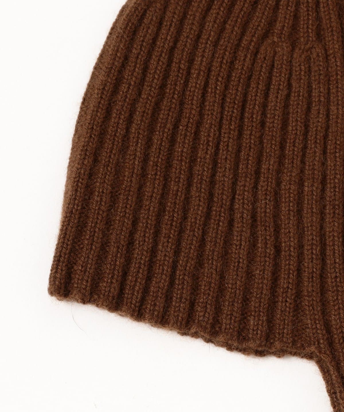 babaco knit cap ニット帽 babaco] Cashmere Ribbed Knit cap / Charcoal | YES-姫路の美容