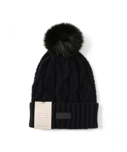 【ポップアップ開催】HUNTER / ケーブル ニット ポン ビーニー