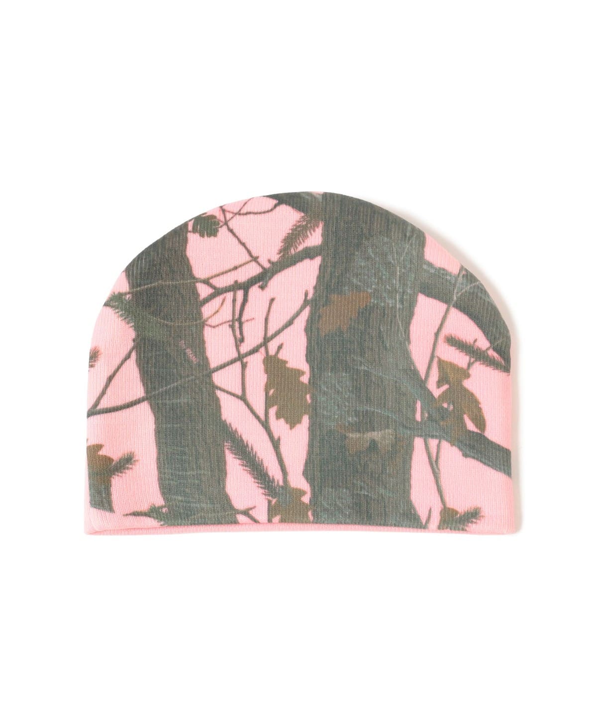リアル ツリー カモ ニット帽 帽子 WOMEN PINK ONE SIZE