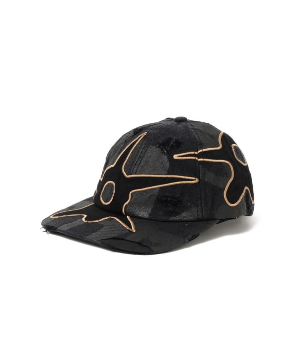 P.A.M. / DISTRESSED URCHIN TAG BASEBALL CAP